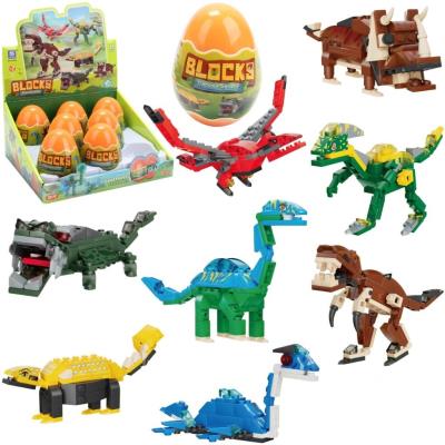 Opakowanie Klocki dinozaury w jajku +50el