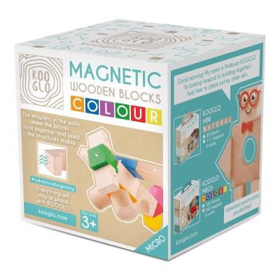 Klocki drewniane Micro Airplane. Wydawca: Kooglo. SmakLiter.pl Opakowanie Klocki drewniane Micro Airplane