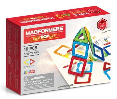 Klocki Idea Pop Set 10el. Wydawca: MAGFORMERS. SmakLiter.pl Opakowanie Klocki Idea Pop Set 10el