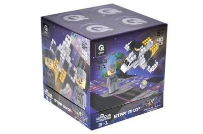 Opakowanie Klocki konstrukcyjne Block&Steps Statek kosmiczny