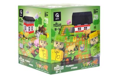 Opakowanie Klocki konstrukcyjne Block&Steps Wesoła farma