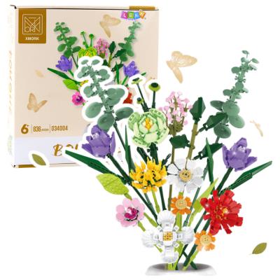 Opakowanie Klocki konstrukcyjne Bukiet kwiatów 836el