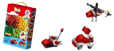 Opakowanie Klocki konstrukcyjne czerwone Straż Pożarna 1000 elementów