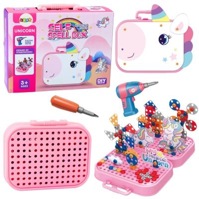 Opakowanie Klocki konstrukcyjne jednorożce