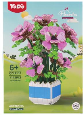 Opakowanie Klocki konstrukcyjne Kwiaty 1112 elementów