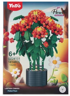 Opakowanie Klocki konstrukcyjne Kwiaty 1814 elementów