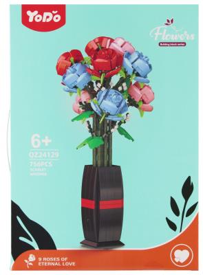 Opakowanie Klocki konstrukcyjne Kwiaty 756 elementów