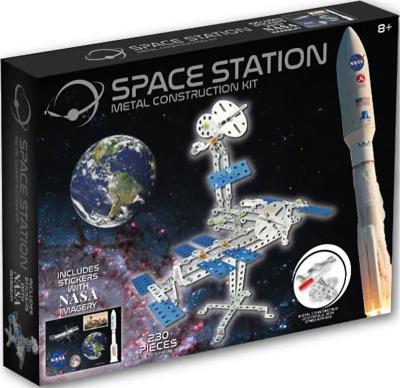 Opakowanie Klocki konstrukcyjne NASA metalowe Stacja Kosmiczna 230 elementów