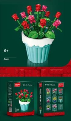 Opakowanie Klocki kwiaty