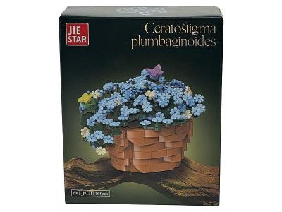 Opakowanie Klocki - kwiaty w doniczce