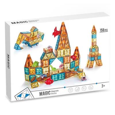 Opakowanie Klocki magnetyczne 3D konstrukcyjne 158el