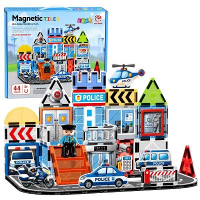 Opakowanie Klocki magnetyczne konstrukcyjne Baza policyjna
