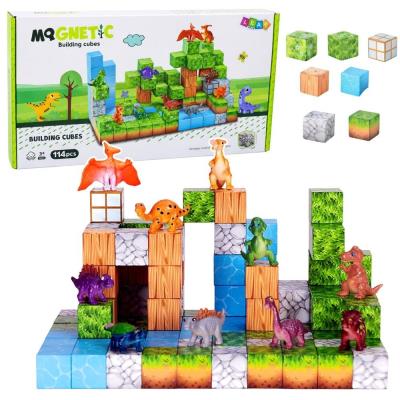 Opakowanie Klocki magnetyczne kostki konstrukcje 3D 114el