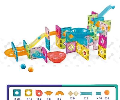 Opakowanie Klocki magnetyczne Tor z kulkami 91el