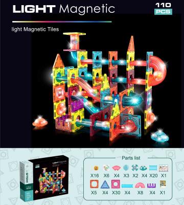 Opakowanie Klocki magnetyczne tory 7,5cm 110 elementów CH1173  AN09