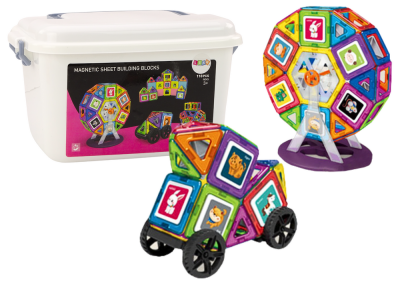 Opakowanie Klocki magnetyczne w kuferku 118el