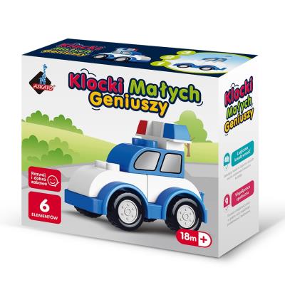 Opakowanie Klocki małych geniuszy Autko 6 elementów