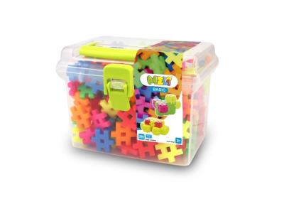 Klocki Meli Basic Neon Travel Box 250szt. Wydawca: MELI. SmakLiter.pl Opakowanie Klocki Meli Basic Neon Travel Box 250szt