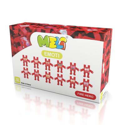 Opakowanie Klocki Meli Emoti Fire Hero12 sztuk