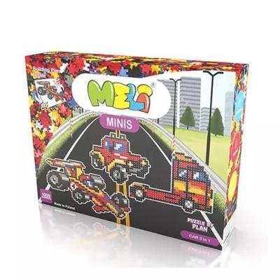 Klocki Meli Minis Car 3w1. Wydawca: MELI. SmakLiter.pl Opakowanie Klocki Meli Minis Car 3w1