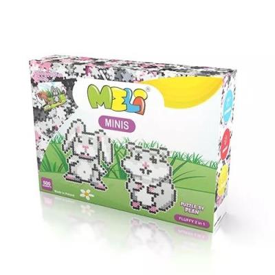 Klocki Meli Minis Fluffy 2w1. Wydawca: MELI. SmakLiter.pl Opakowanie Klocki Meli Minis Fluffy 2w1