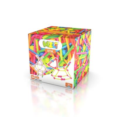 Klocki Meli Stik Neon 150szt. Wydawca: MELI. SmakLiter.pl Opakowanie Klocki Meli Stik Neon 150szt