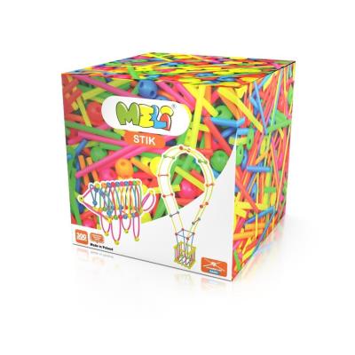 Klocki Meli Stik Neon 300szt. Wydawca: MELI. SmakLiter.pl Opakowanie Klocki Meli Stik Neon 300szt