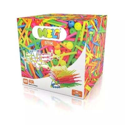 Klocki Meli Stik Neon 600szt. Wydawca: MELI. SmakLiter.pl Opakowanie Klocki Meli Stik Neon 600szt