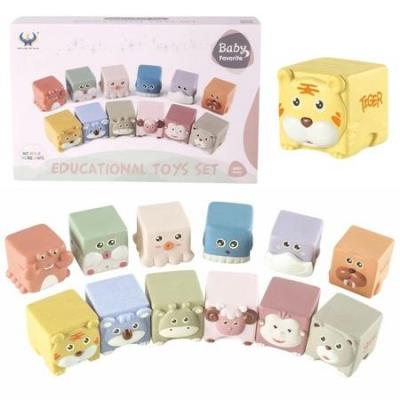 Opakowanie Klocki miękkie sensoryczne 12szt