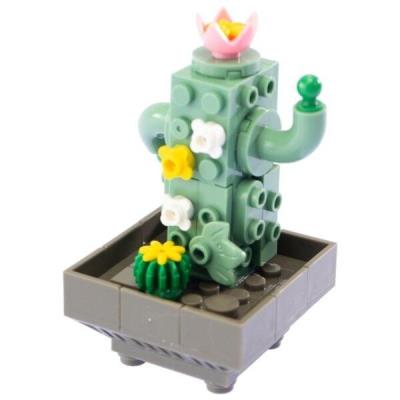 Opakowanie Klocki Mini Kwiaty Kaktus 136el