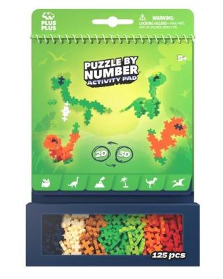 Opakowanie Klocki Plus-Plus puzzle by number dinozaury 125el