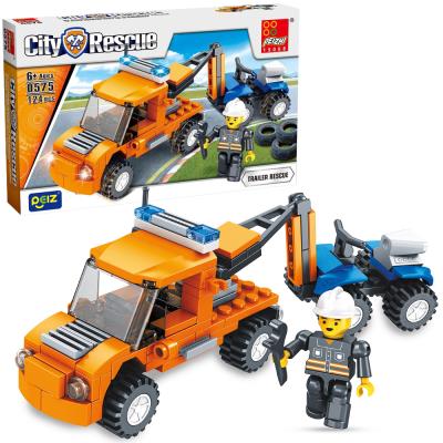 Opakowanie Klocki pomoc drogowa 124 elementy