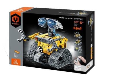 Opakowanie Klocki R/C Robot żółty 4w1 560el