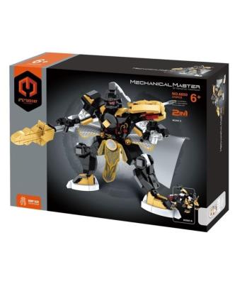 Opakowanie Klocki Robot Tygrys czarny 2w1 370el