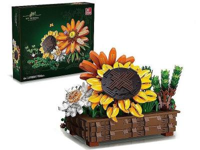 Opakowanie Klocki - słonecznik w koszu