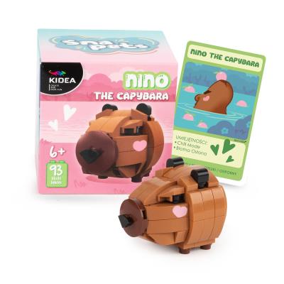 Opakowanie Klocki Snapets Kapibara brązowa Kidea
