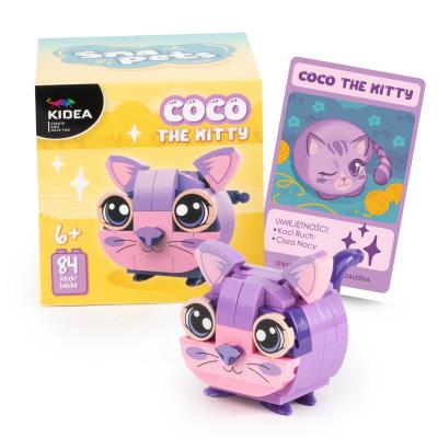 Opakowanie Klocki Snapets Kot fioletowy Kidea