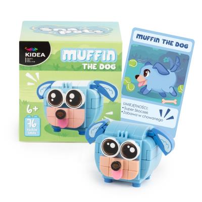 Opakowanie Klocki Snapets Pies niebieski Kidea