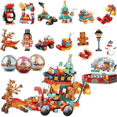 Opakowanie Klocki świąteczne święta 12 wzorów MIX