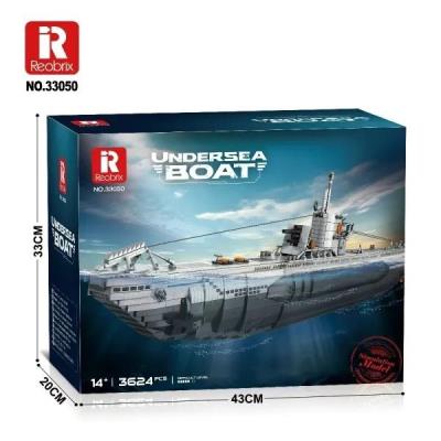 Opakowanie Klocki Type VII C U-Boot 3624el