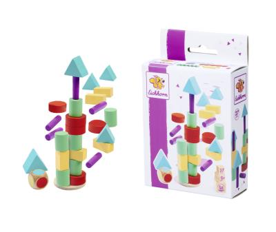 Klocki Ustawianie wieży EH Friends. Wydawca: SIMBA. SmakLiter.pl Opakowanie Klocki Ustawianie wieży EH Friends