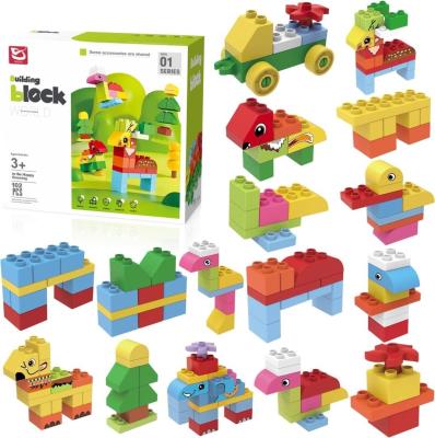 Opakowanie Klocki zwierzęta 102el