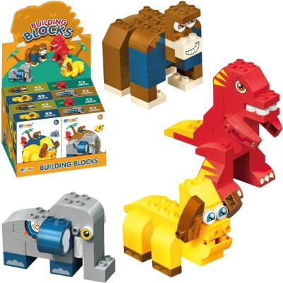 Opakowanie Klocki zwierzęta 28el MIX