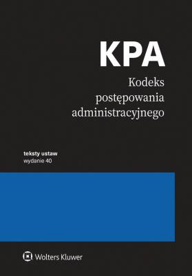 Okładka książki Kodeks postępowania administracyjnego. Przepisy