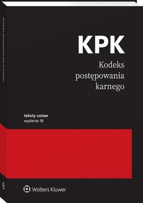Kodeks postępowania karnego. Przepisy. Autor: Opracowanie zbiorowe. SmakLiter.pl Okładka książki Kodeks postępowania karnego. Przepisy