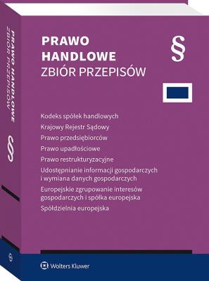 Opakowanie Kodeks spółek handlowych. Krajowy Rejestr Sądowy. Prawo przedsiębiorców. Prawo upadłościowe. Prawo restrukturyzacyjne. Udostępnianie informacji gospod