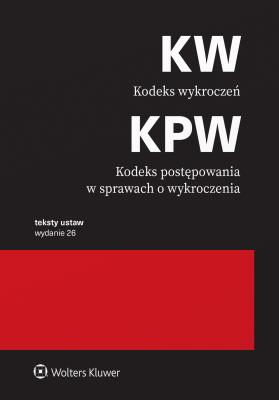 Okładka książki Kodeks wykroczeń. Kodeks postępowania w sprawach o wykroczenia