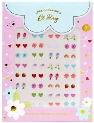 Opakowanie Kolczyki samoprzylepne dla dzieci 30 wzorów