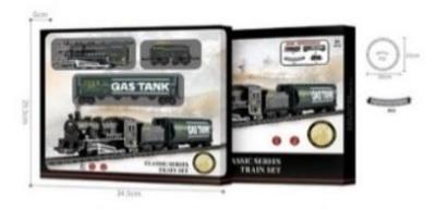 Opakowanie Kolejka + tor ze światłem i dźwiękiem