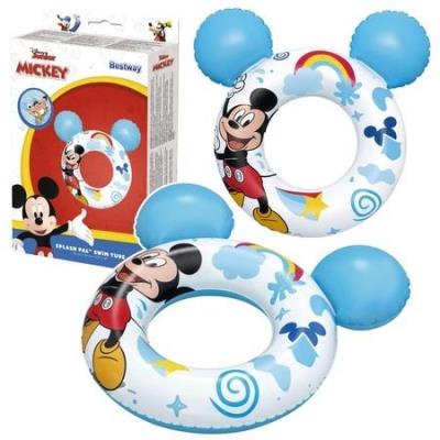 Opakowanie Koło dmuchane Mickey Mouse z uszami niebieskie